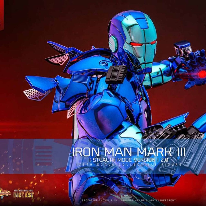 Mark III (Stealth Mode Version 2.0 ) - Iron Man - Diecast 1/6 Scale Figur