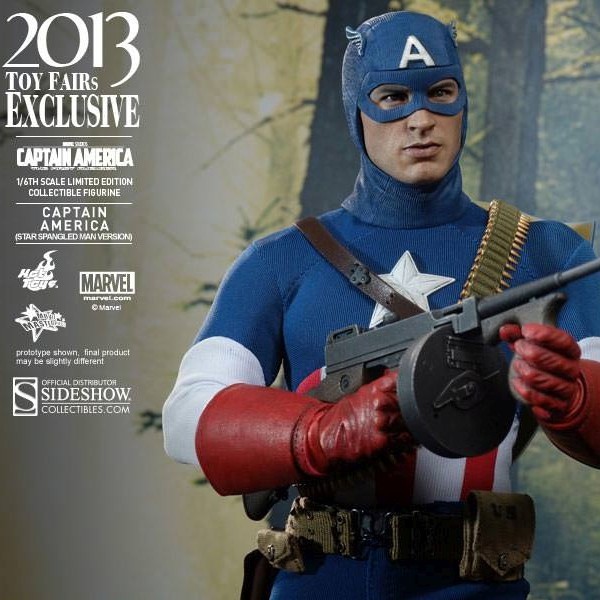 Captain America Star Spangled Man - 1/6 Scale Action Figur