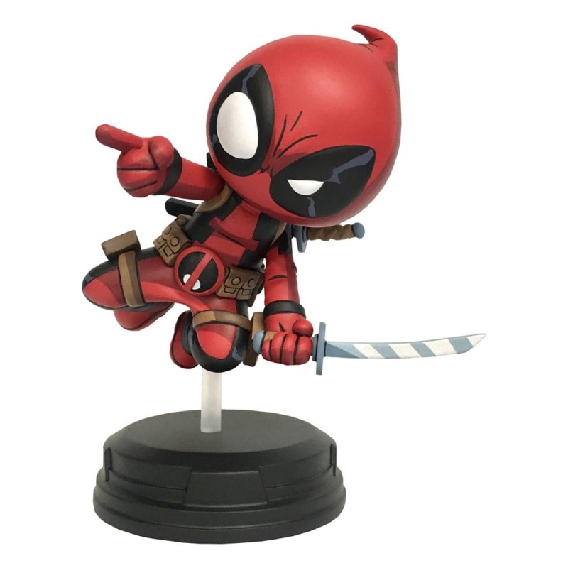 Deadpool (Jumping) - Marvel Comics Animated Series - Mini-Statue 18cm