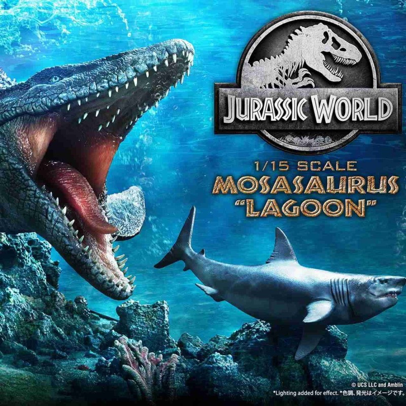 Mosasaurus "Lagoon" - Jurassic World Legacy - 1/15 Scale Polystone Statue