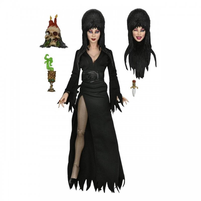 Elvira, Mistress of the Dark Clothed - Retro Actionfigur 20cm