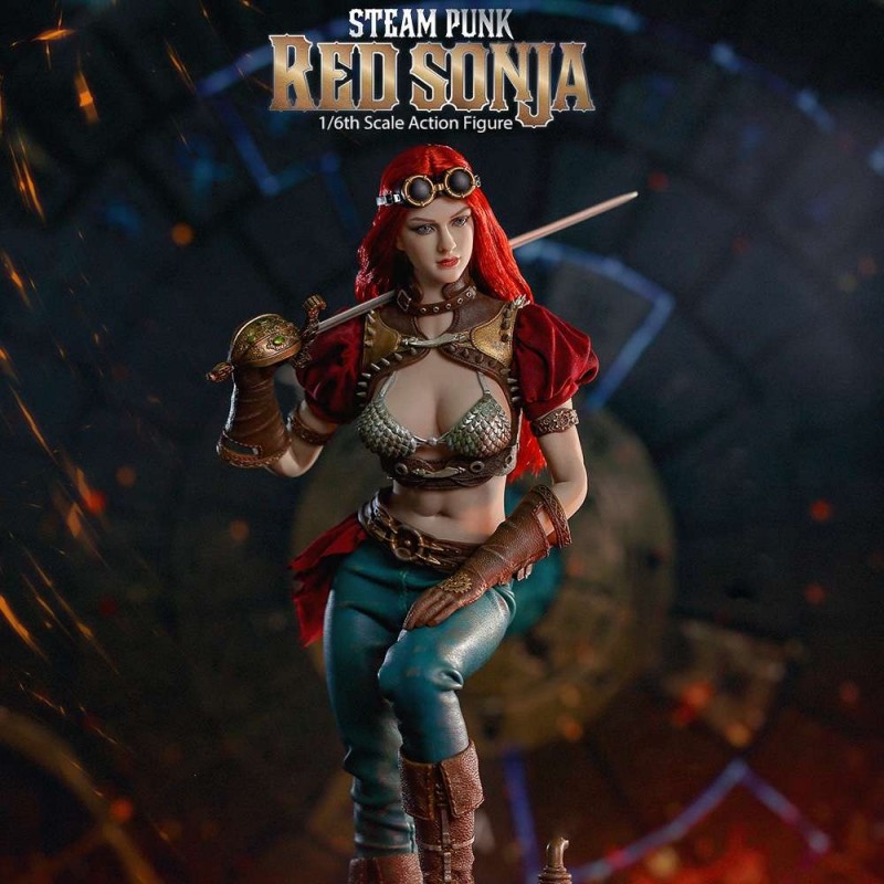Steam Punk Red Sonja - Scars of the She-Devil - 1/6 Scale Actionfigur