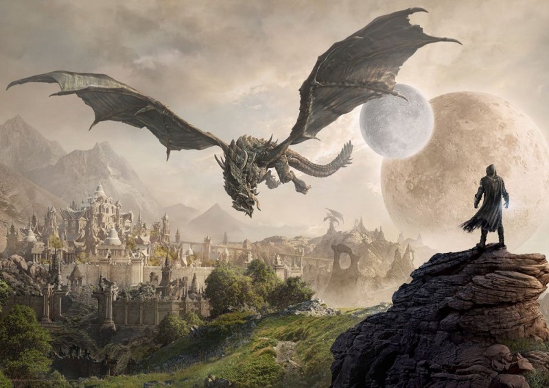 Dragon - The Elder Scrolls Online Elsweyr - Kunstdruck 42 x 30 cm