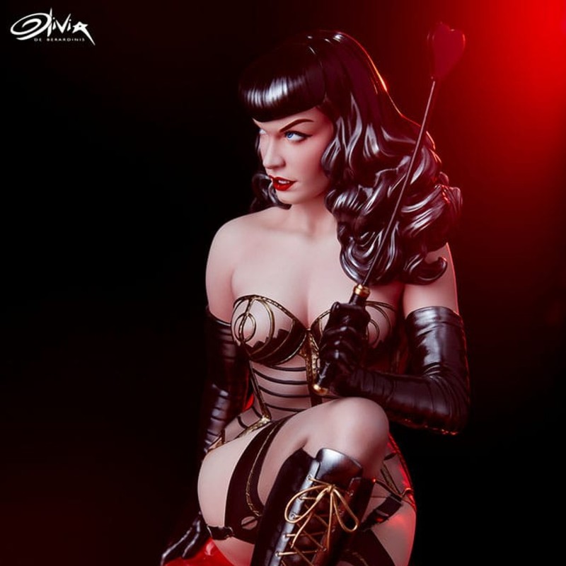 Love Hurts - Bettie Page - Polystone Statue