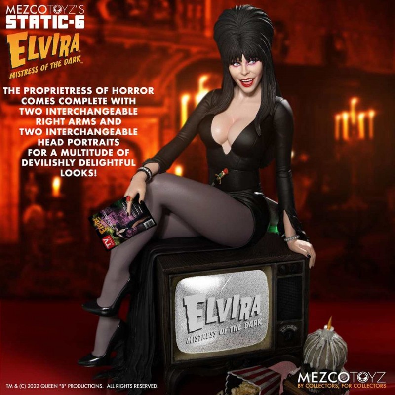 Elvira - Elvira Herrscherin der Dunkelheit - 1/6 Scale Statue