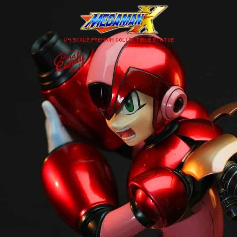 Red Mega Man - Megaman X - 1/4 Scale Statue