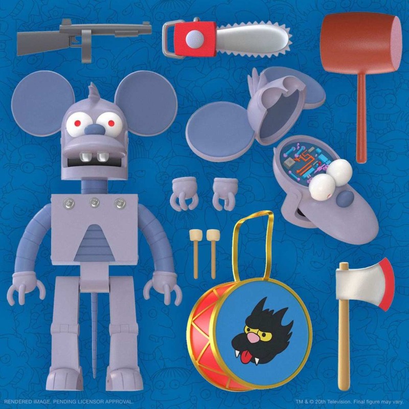 Robot Itchy - Simpsons - Ultimates Actionfigur 18cm