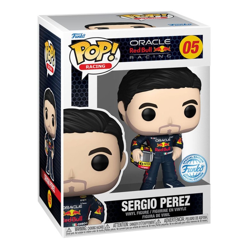 Sergio Perez w/helmet Exclusive Edition - Red Bull Racing - Formel 1 POP!
