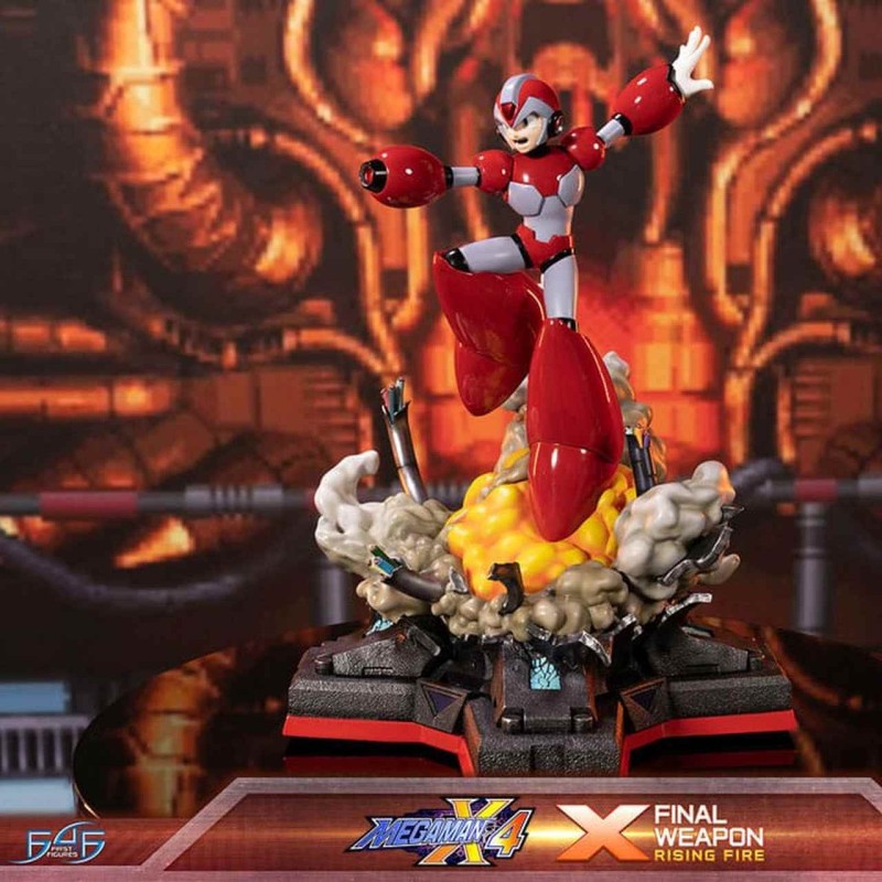 Finale Weapon Rising Fire - Mega Man X4 - Polystone Statue