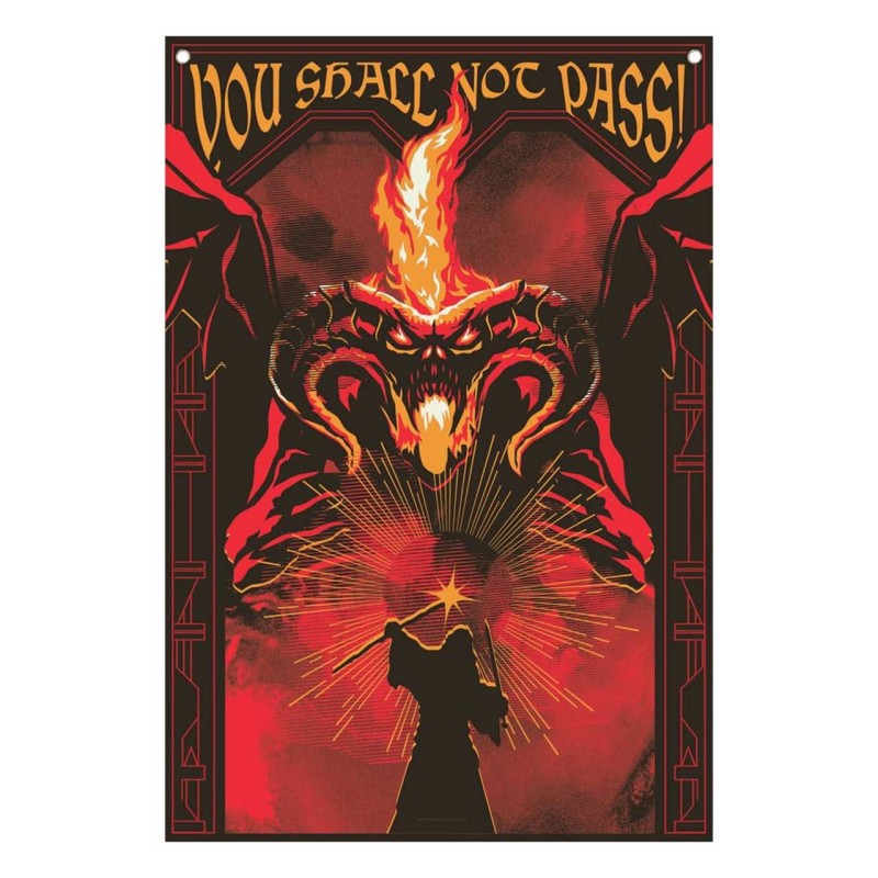 You shall not pass! - Herr der Ringe - Wandbehang 125 x 85 cm