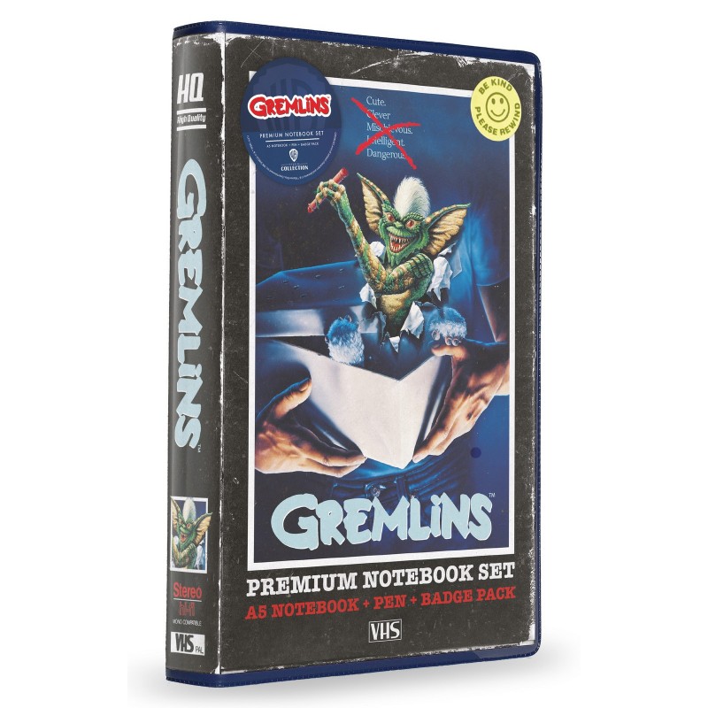 Gremlins VHS Premium Notebook Set