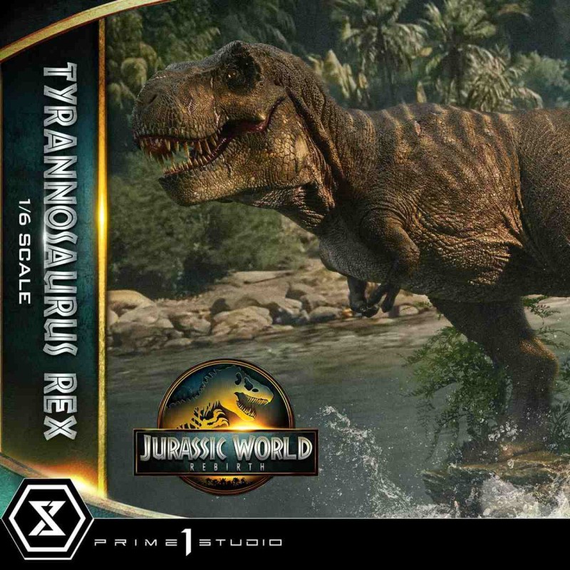 Tyrannosaurus Rex - Jurassic World: Die Wiedergeburt - 1/6 Scale Polystone Statue