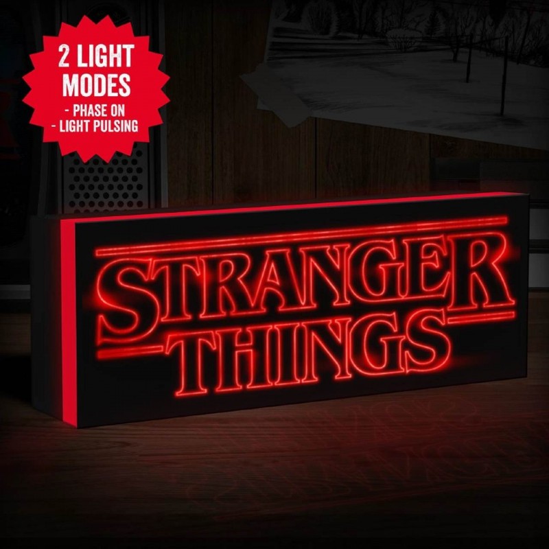 Stranger Things Logo - Lampe 30cm