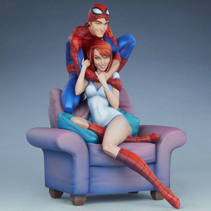 Spider-Man & Mary Jane by J. Scott Campbell - Marvel Comics - Maquette