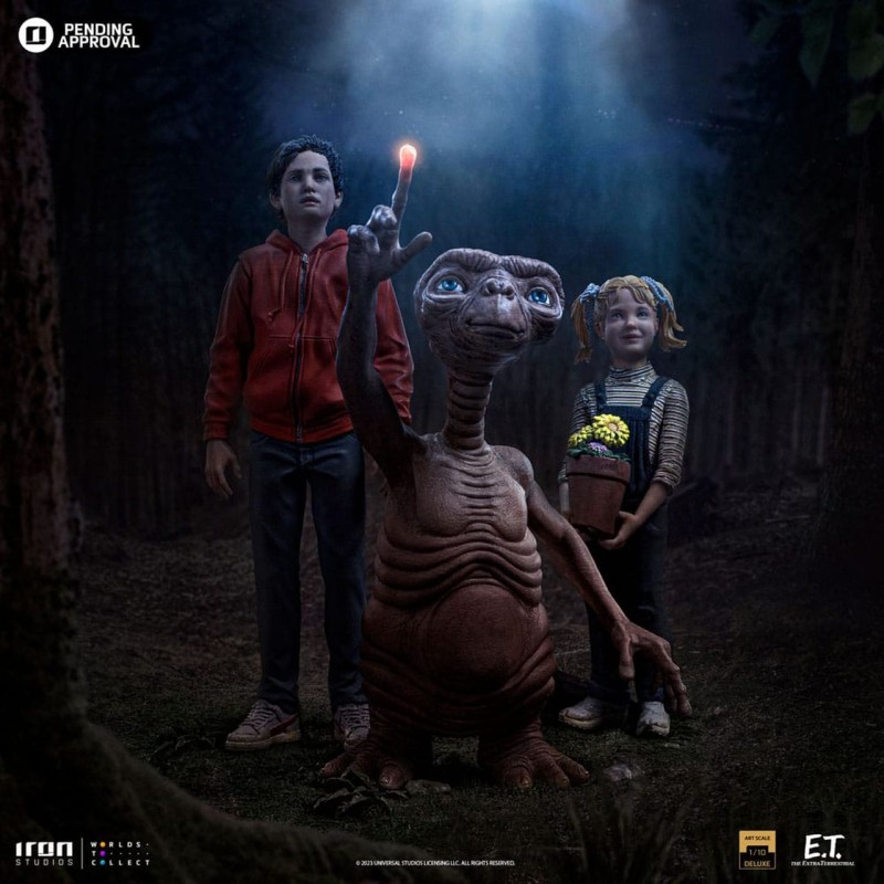 E.T., Elliot and Gertie - E.T. Der Ausserirdische - Art Scale 1/10 Statue
