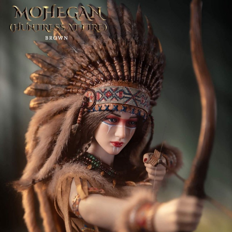 Mohegan Huntress Attire (Brown) - 1/6 Scale Actionfigur