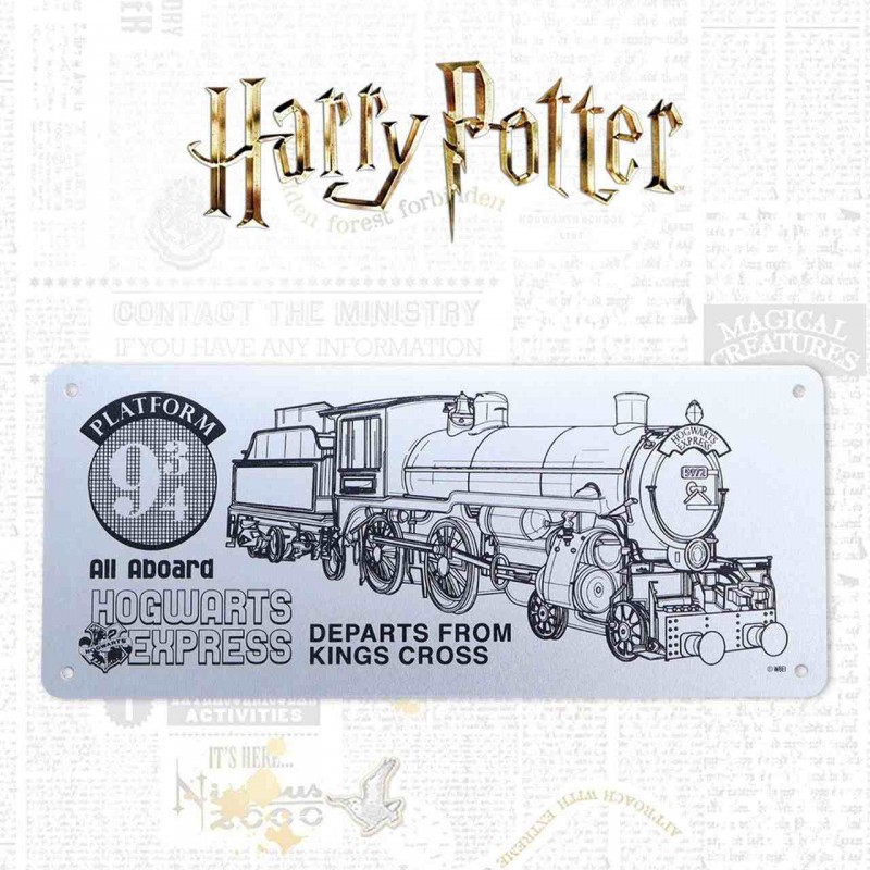 Hogwarts Express Schematic - Harry Potter - Blechschild