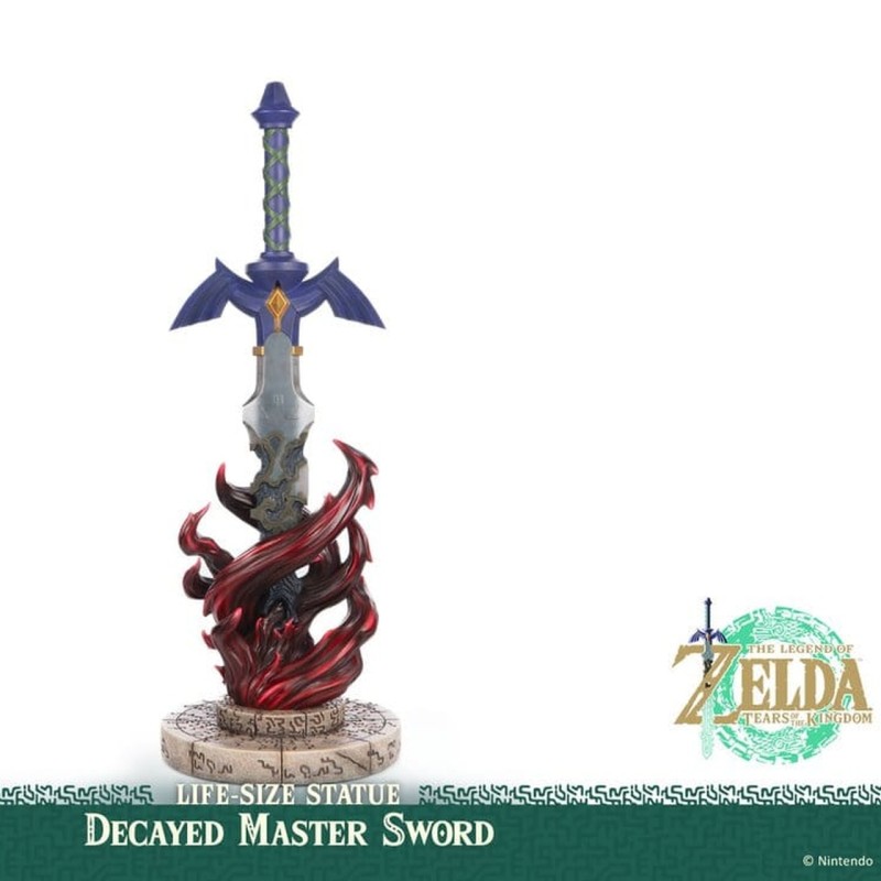 Decayed Master Sword - The Legend of Zelda - Polystone Statue