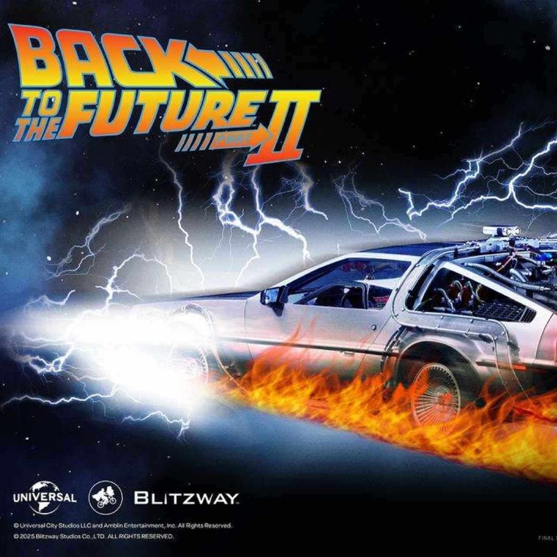 Time Machine (DeLorean) - Back to the Future 2 - 1/6 Scale Fahrzeug