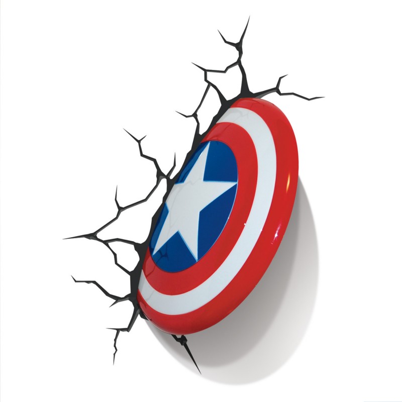 Captain America Shield - Avengers - 3D Deko Licht