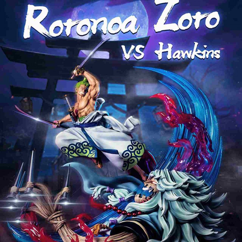 Roronoa Zoro VS Hawkins - One Piece - Resin Statue