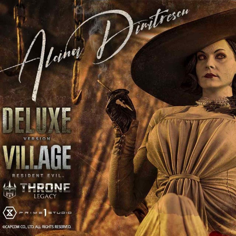 Alcina Dimitrescu ( Deluxe Bonus Version) - Resident Evil Village - 1/4 Scale Throne Legacy Statue