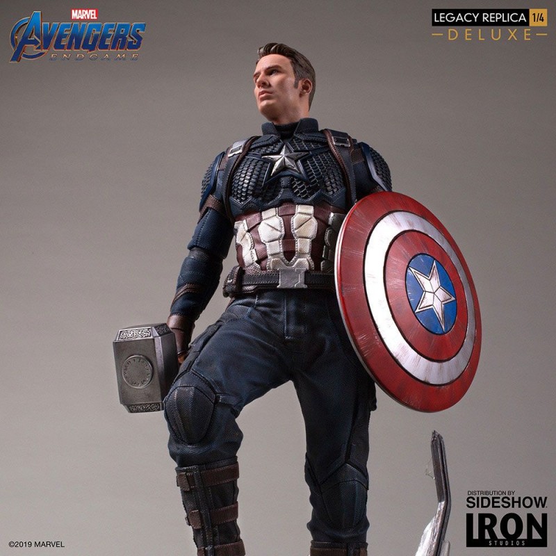 Captain America Deluxe Version - Avengers: Endgame - 1/4 Scale Legacy Replica Statue