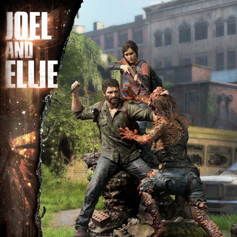 Joel & Ellie - The Last of Us - 1/4 Scale Polystone Statue