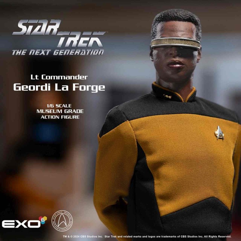 Geordi La Forge - Star Trek: The Next Generation - 1/6 Scale Figur