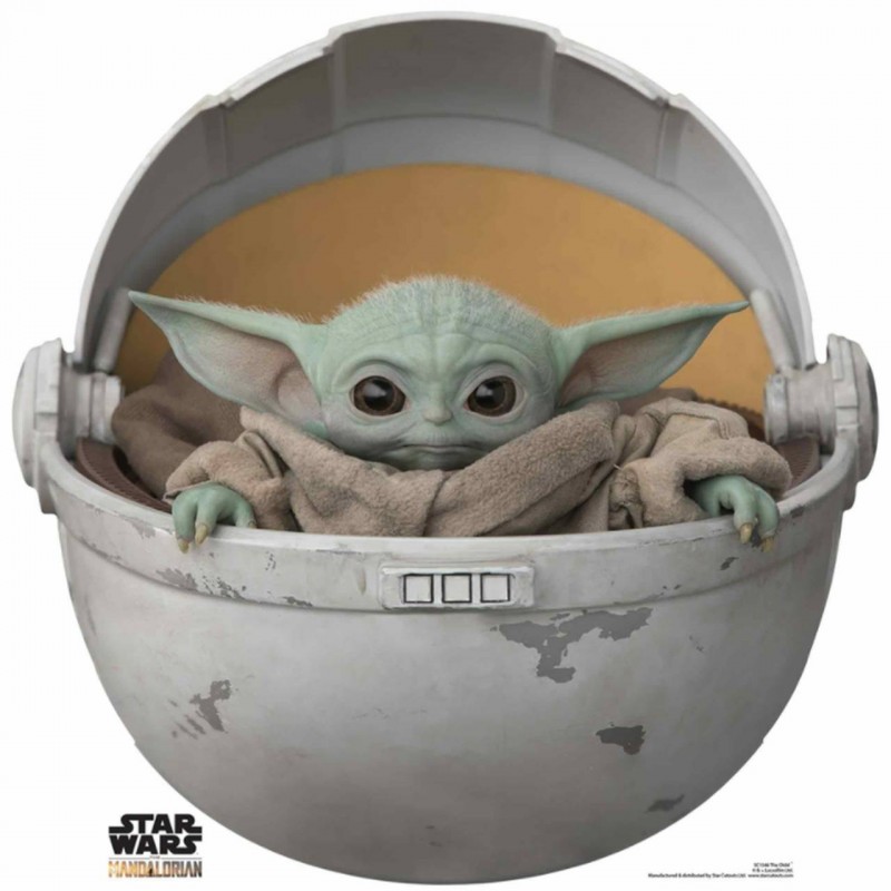 Baby Yoda In Pod - Star Wars - Cardboard Cutout 75cm