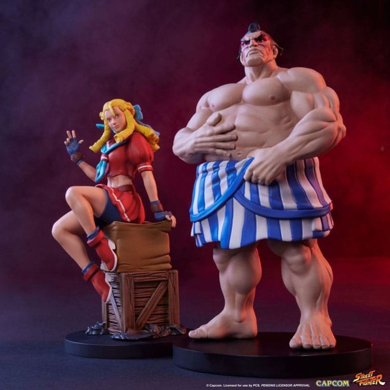 Karin & E. Honda - Street Fighter - 1/10 Scale PVC Statuen Set