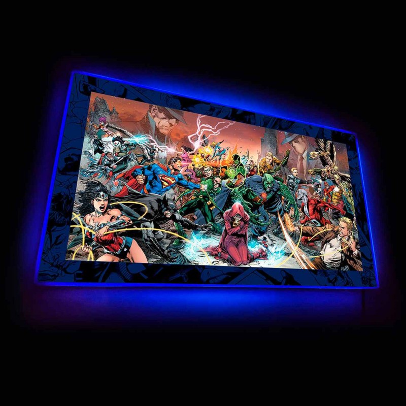 Trinity War - DC Comics - LED Mini Wand Poster