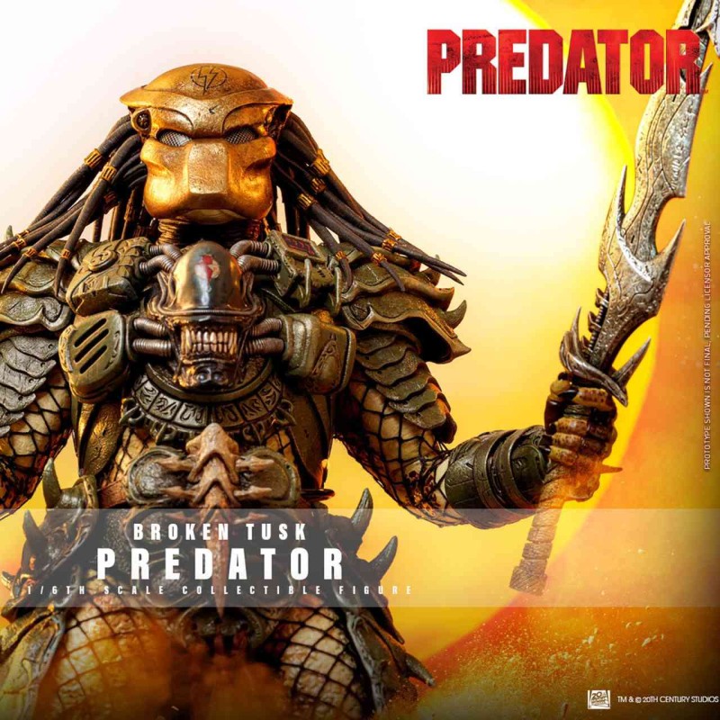 Broken Tusk Predator - Alien vs. Predator - 1/6 Scale Action Figur