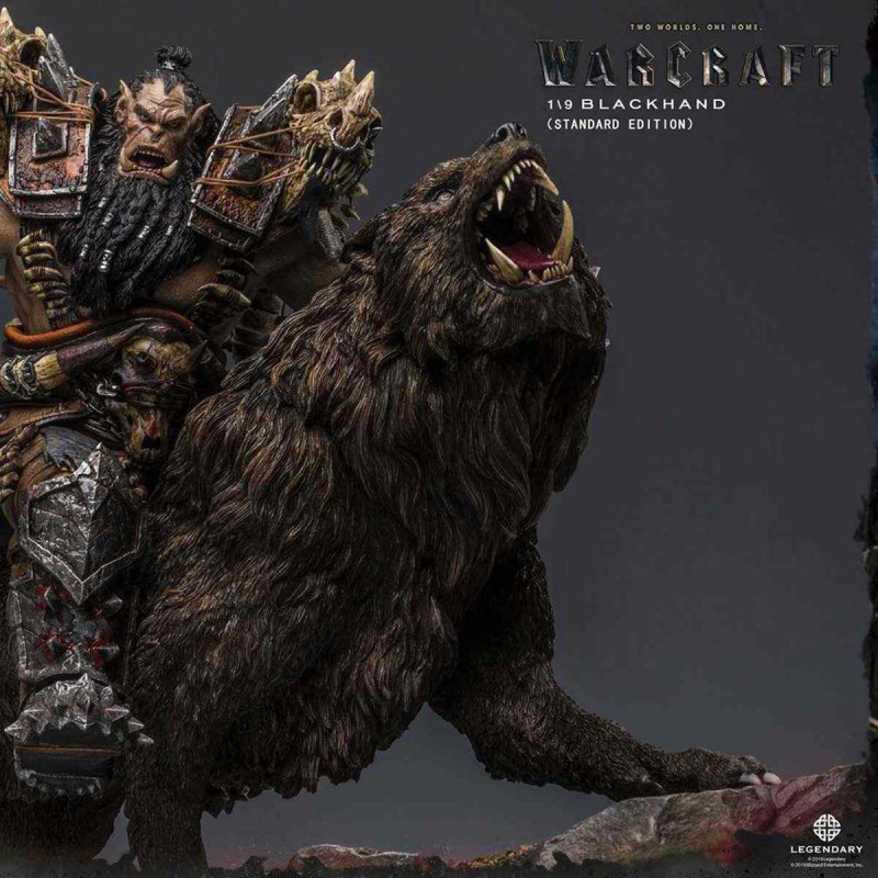 Blackhand Riding Wolf (Standard Version) - Warcraft: The Beginning - 1/9 Scale Statue