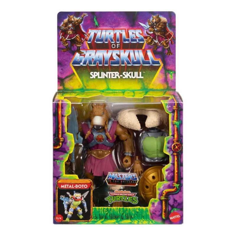 Splinter-Skull - Masters of the Universe Origins Turtles of Grayskull - Actionfigur