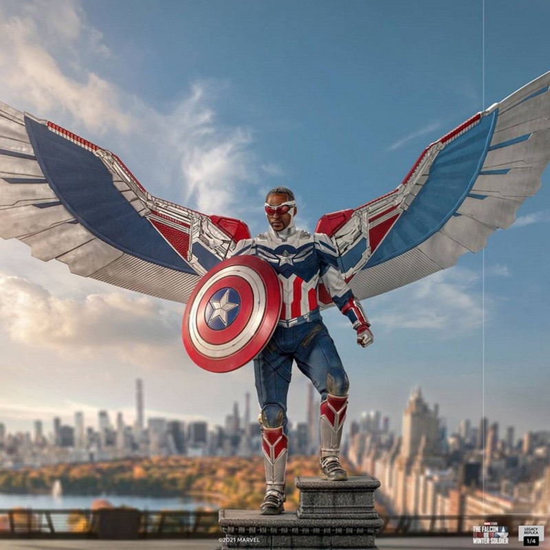 Captain America Sam Wilson (Complete Version) - Marvel - 1/4 Scale Legacy Replica Statue