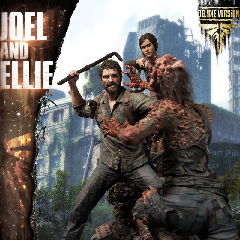 Joel & Ellie Deluxe Bonus Version - The Last of Us - 1/4 Scale Polystone Statue