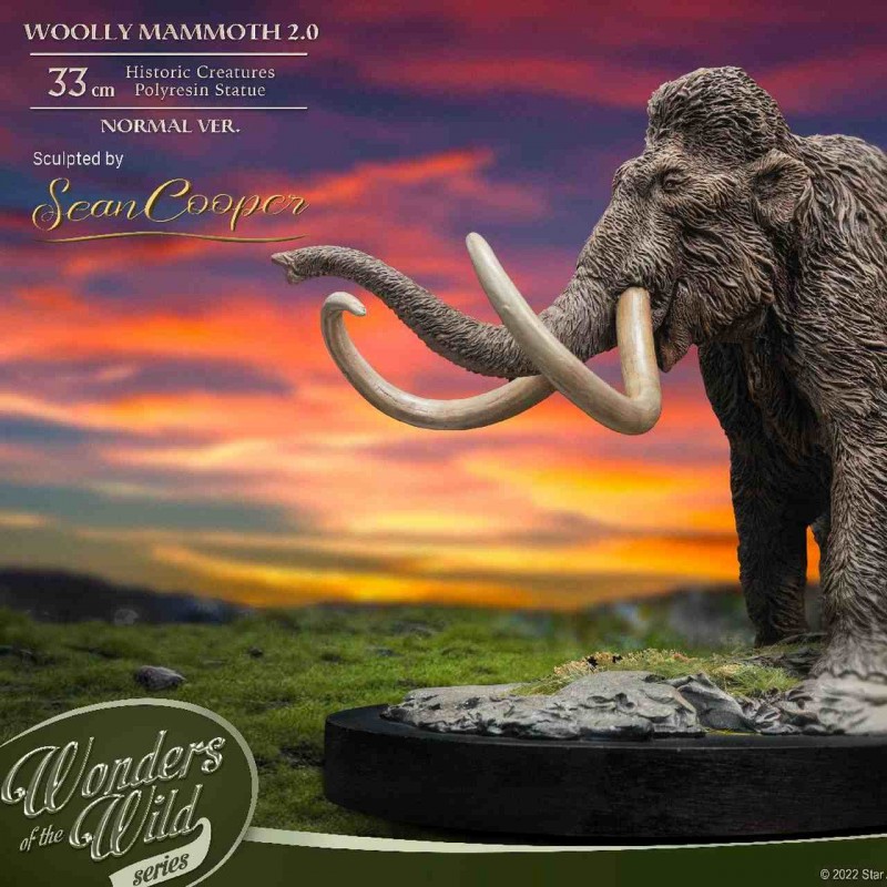 Woolly Mammoth 2.0 - Historic Creatures - Polystone Statue