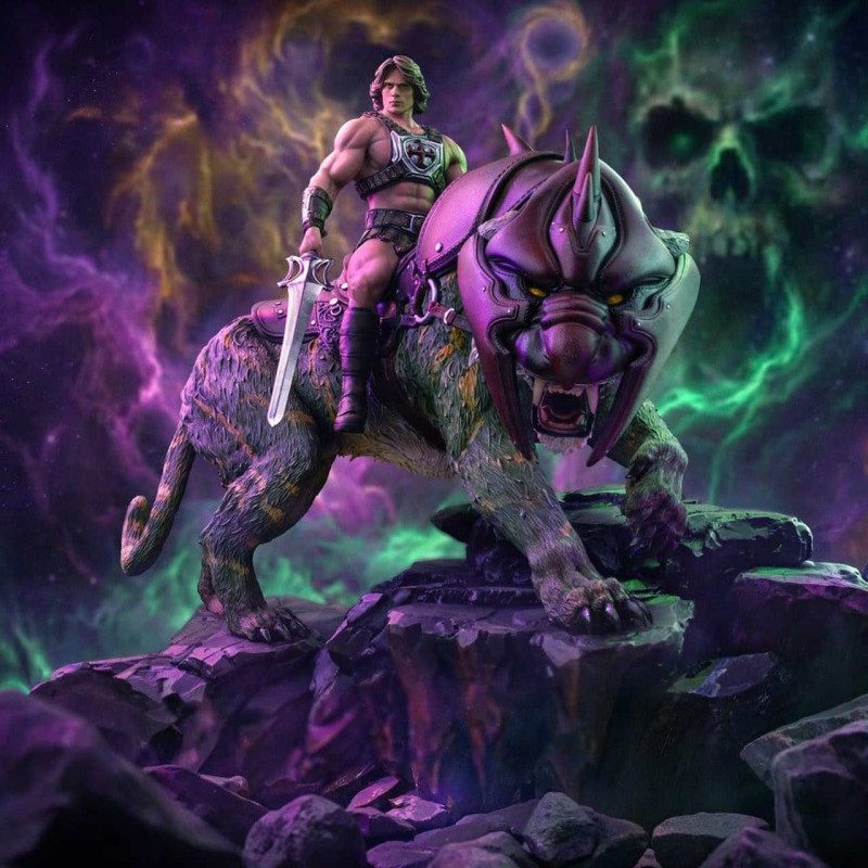 He-Man and Battle Cat - Masters of the Universe - 1/10 Art Scale Statue