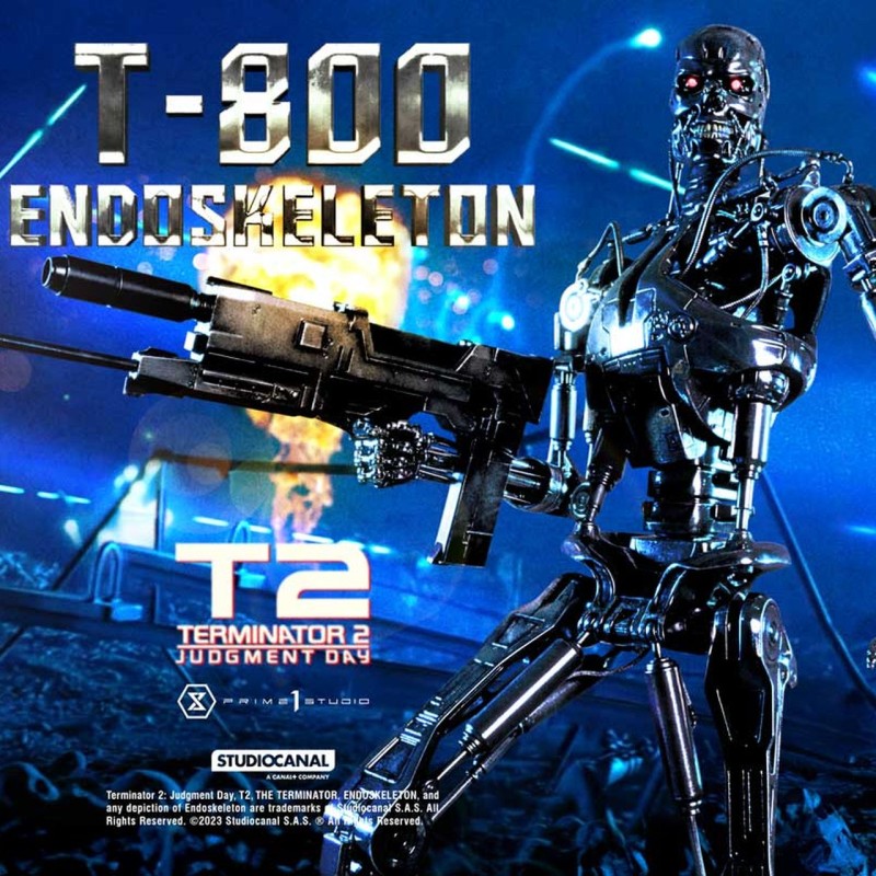 Judgment Day T800 Endoskeleton - Terminator 2 - 1/3 Scale Museum Masterline Statue