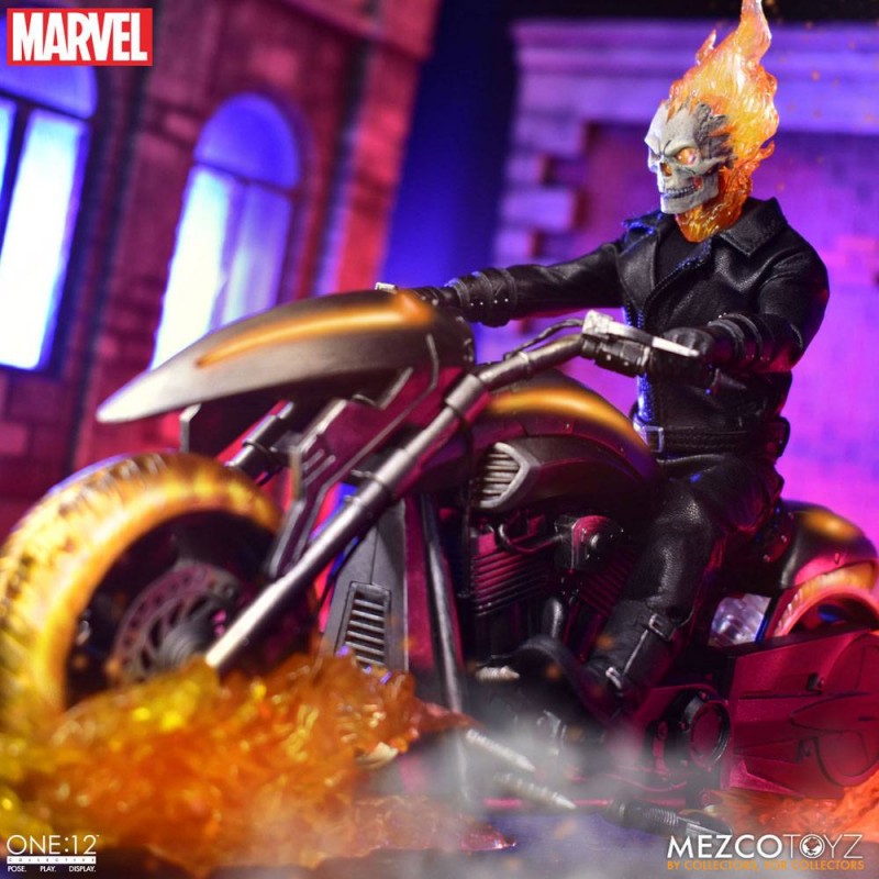 Ghost Rider mit Hell Cycle - Marvel Universe - 1/12 Scale Figur
