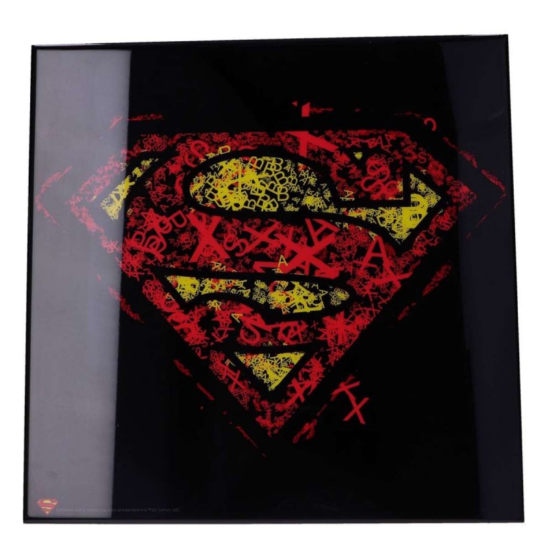 Superman Logo - Superman - Crystal Clear Picture 32 x32 cm
