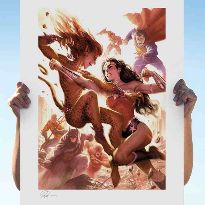 Wonder Woman vs Cheetah - DC Comics - Kunstdruck 61 x 46 cm