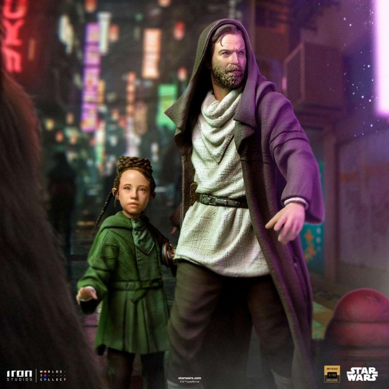 Obi-Wan & Young Leia - Star Wars: Obi-Wan Kenobi - Deluxe Art Scale 1/10 Statue