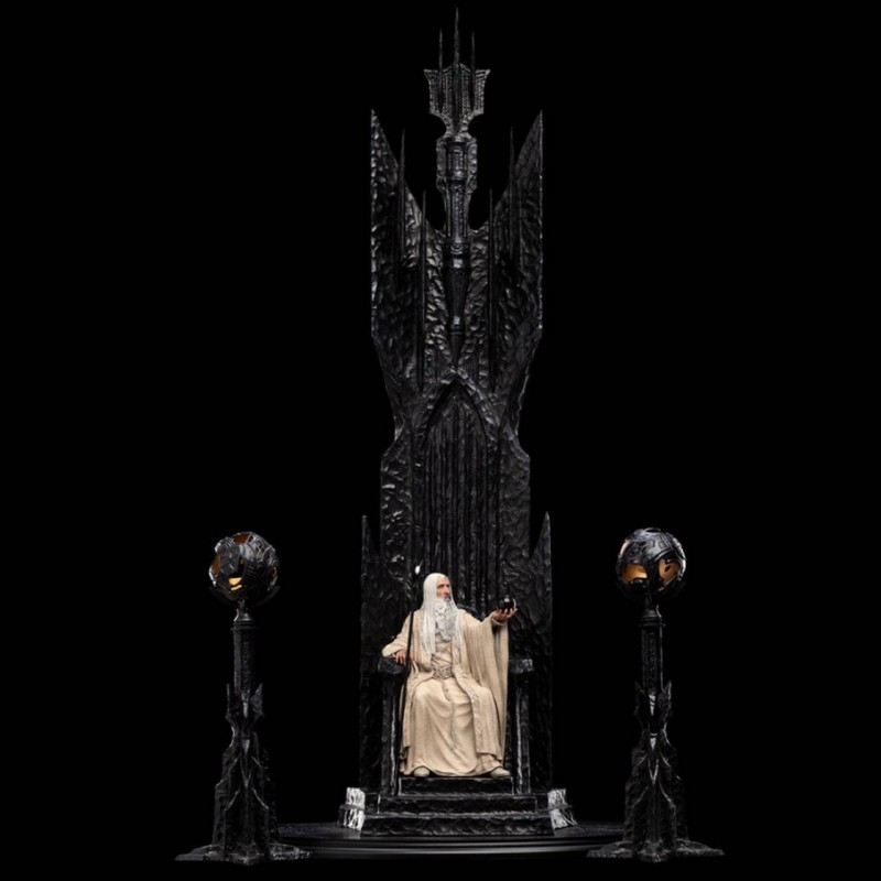 Saruman the White on Throne - Herr der Ringe - 1/6 Scale Statue