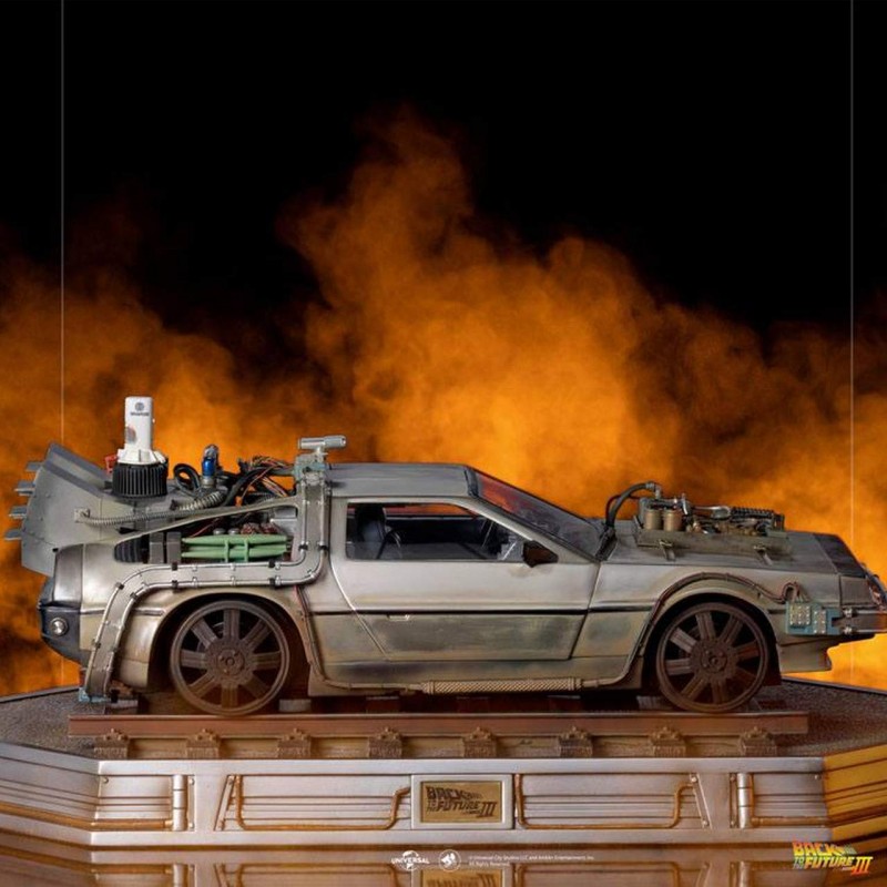 DeLorean - Zurück in die Zukunft III - 1/10 Art Scale Statue