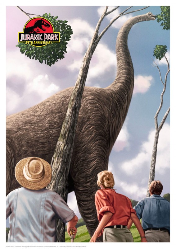25th Anniversary - Jurassic Park - Kunstdruck 42 x 30 cm