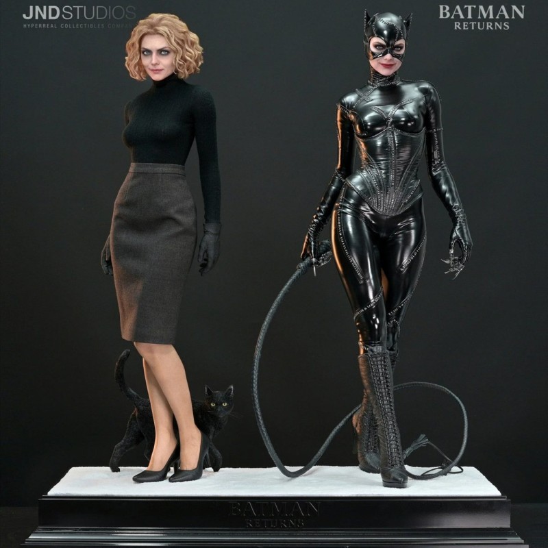 Catwoman mit Selina Kyle - Batman Returns - 1/3 Scale Hyperreal Statue