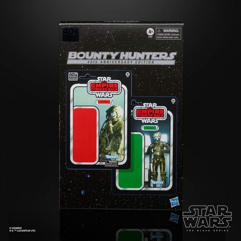 Bounty Hunters 40th Anniversary Edition - Star Wars Episode V - Black Series Actionfiguren