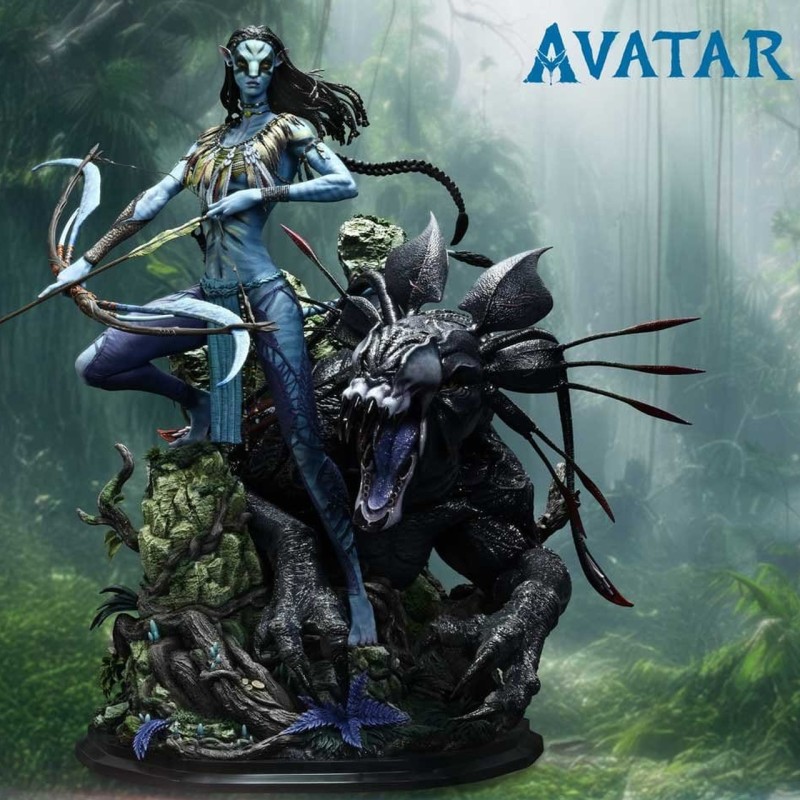 Neytiri & Thanator - Avatar - 1/4 Scale Statue